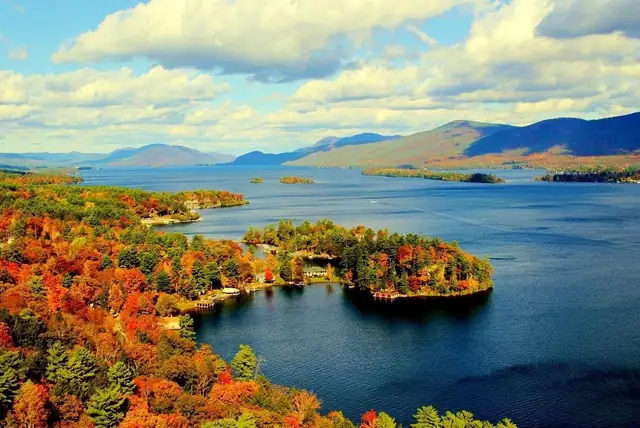 Autumn over Lake George